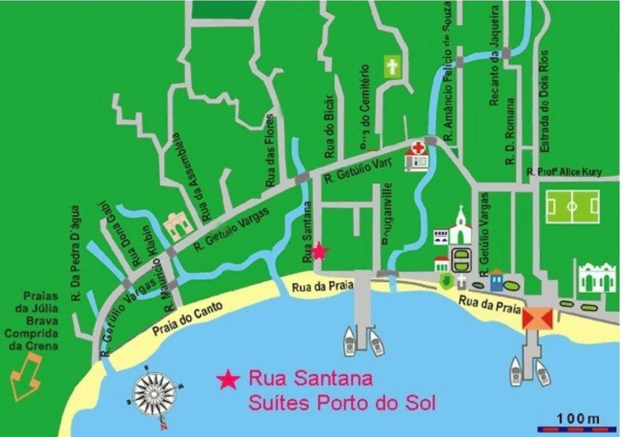Suite Porto Do Sol Vila do Abraao ภายนอก รูปภาพ